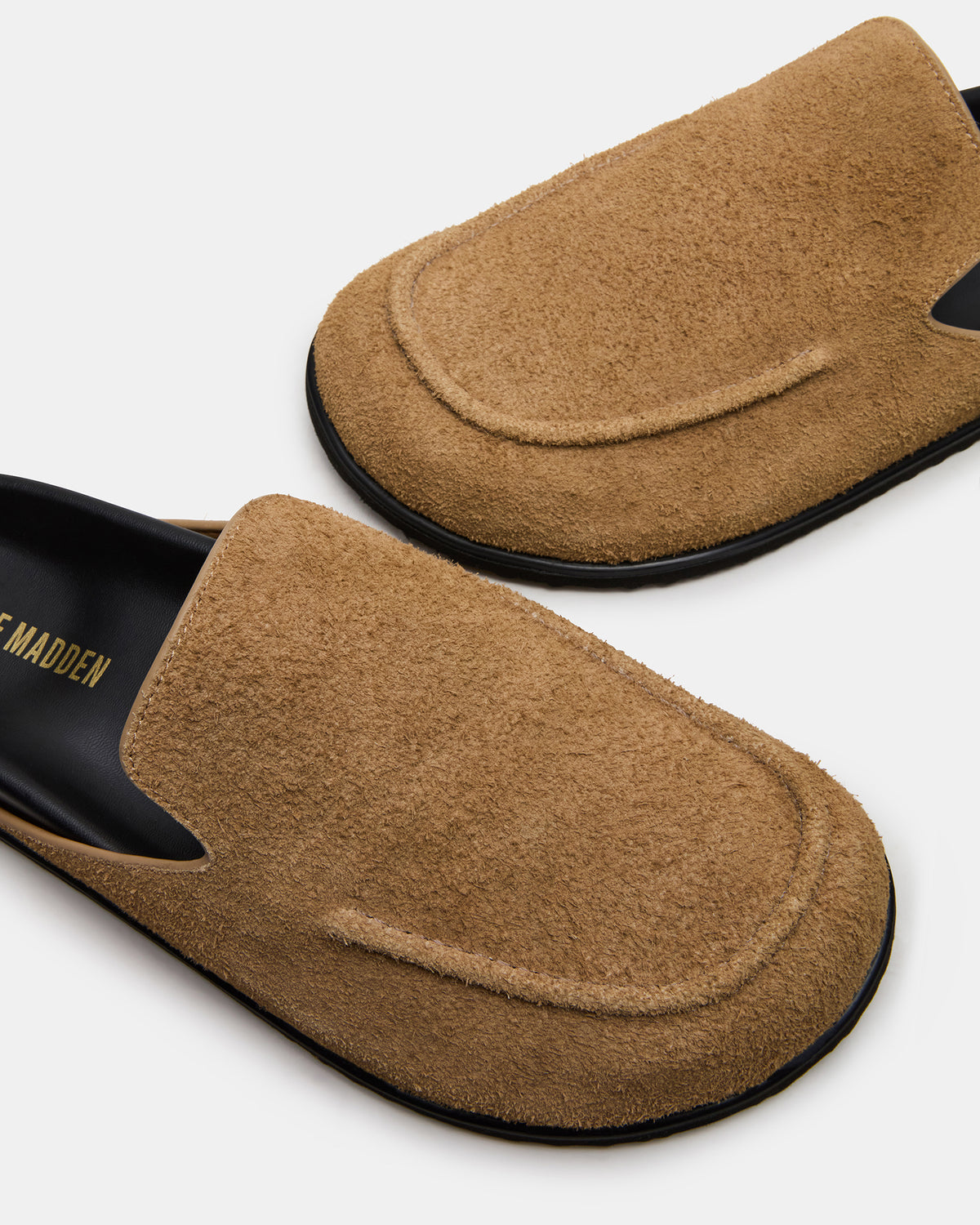 LUCIO Tan Suede Slip-On Men's Casual Clog