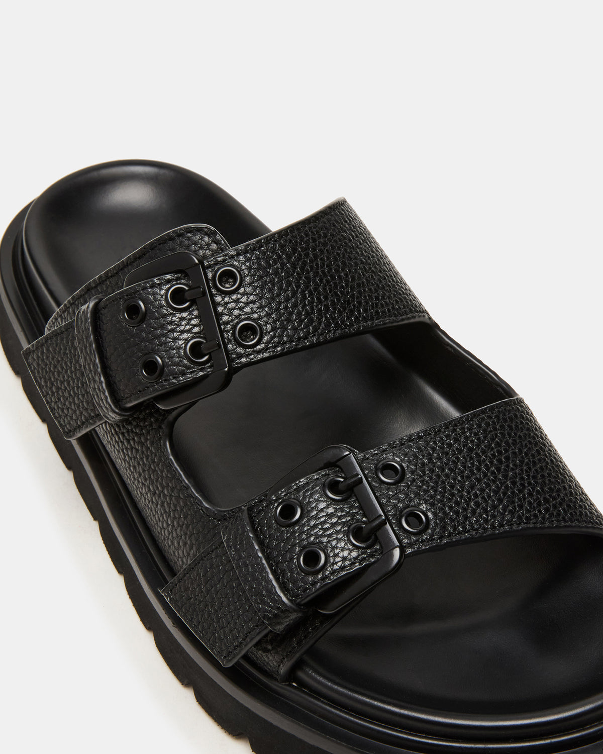 LUXOR Black Slide Footbed Men's Sandal