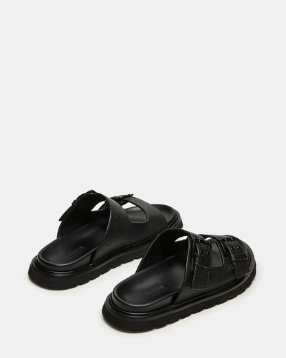 LUXOR Black Slide Footbed Men's Sandal