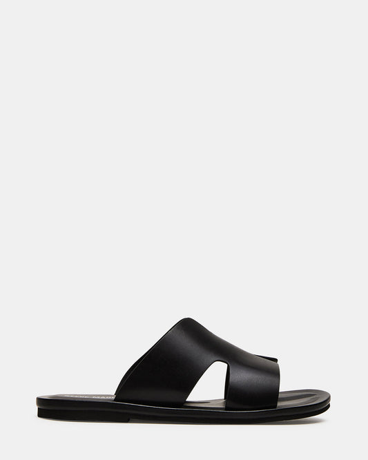 SPLASH Tan Leather Men's Flat Slip-On Sandal