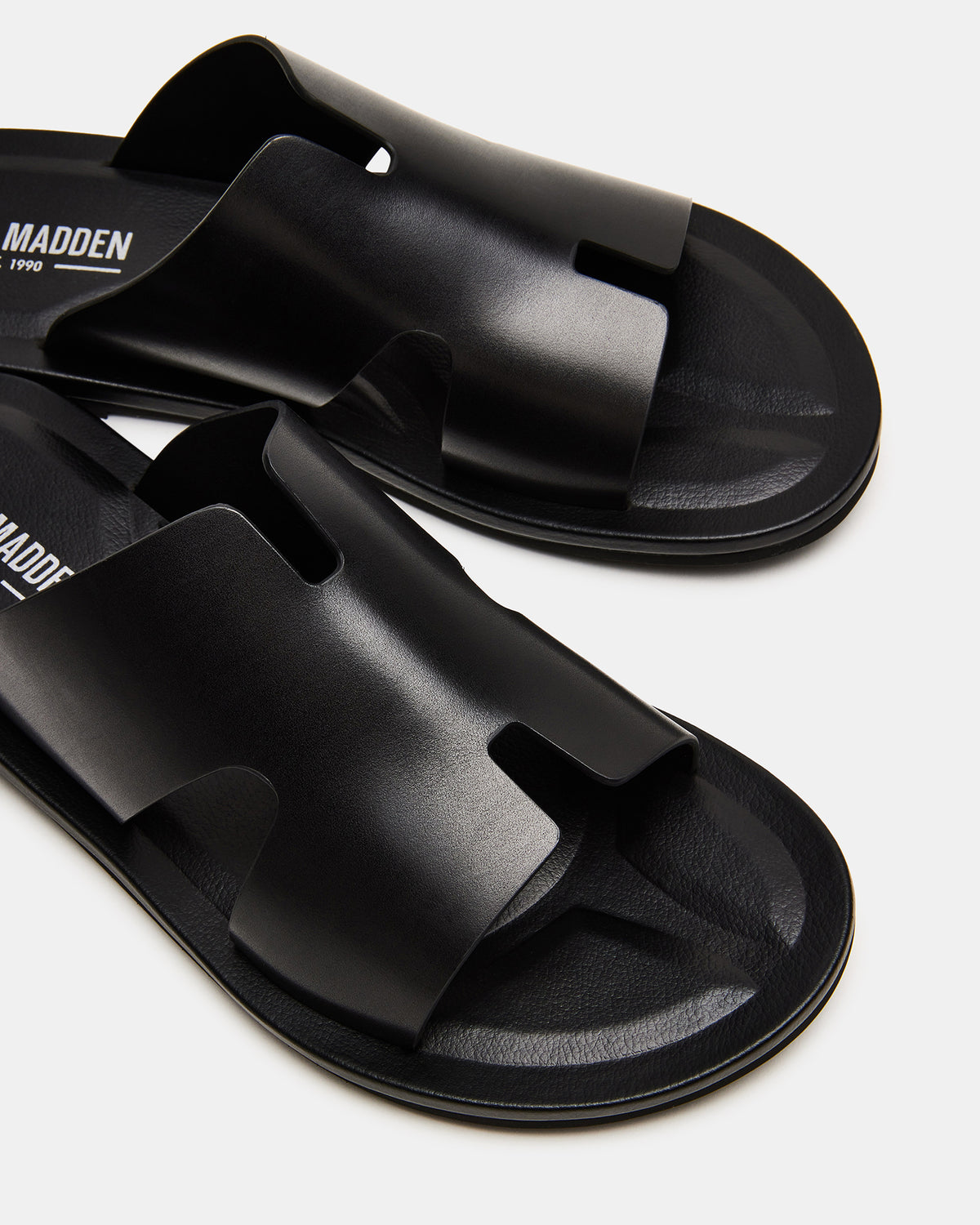 SPLASH Tan Leather Men's Flat Slip-On Sandal