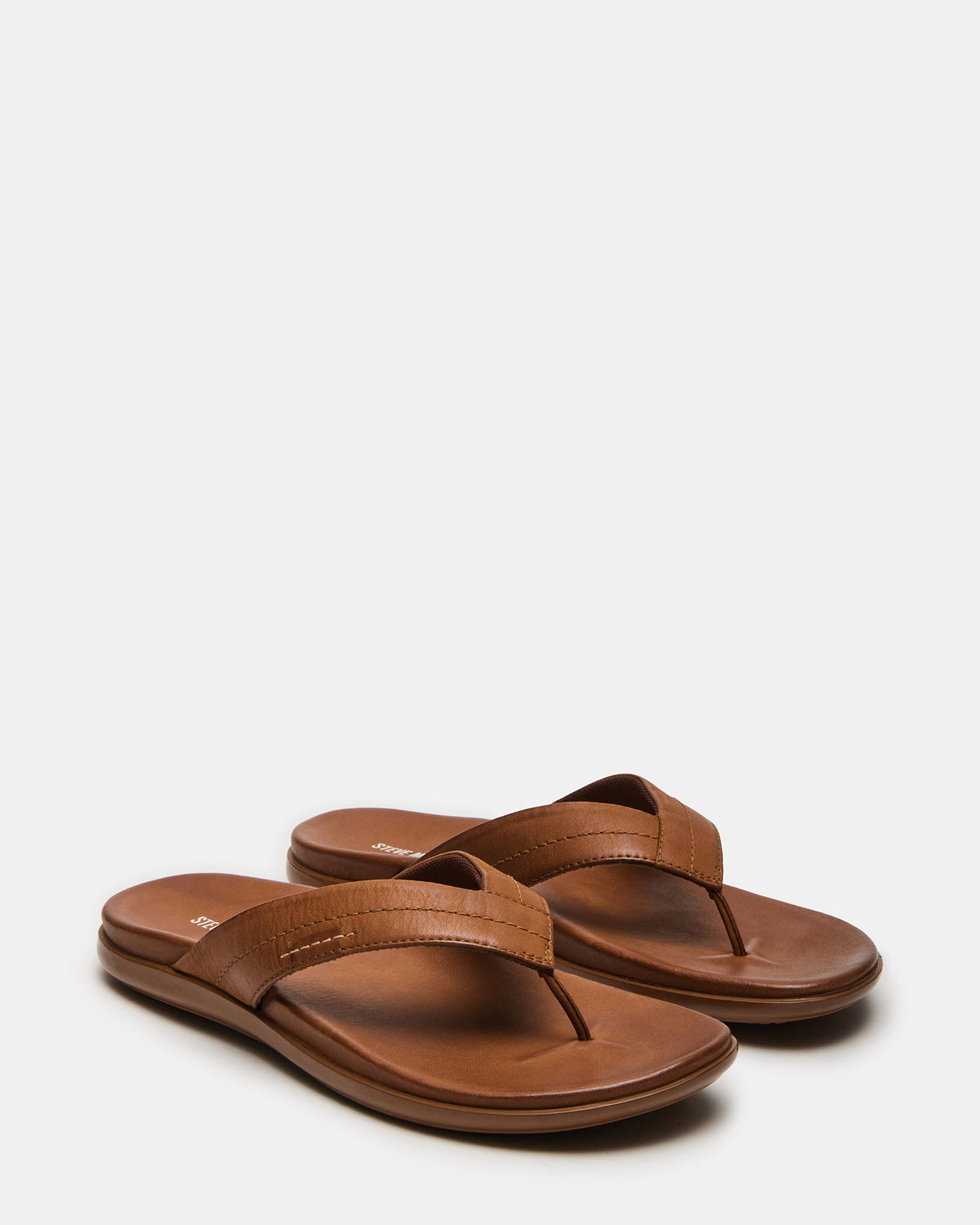 EMMETT Tan Leather Men's Thong Sandal
