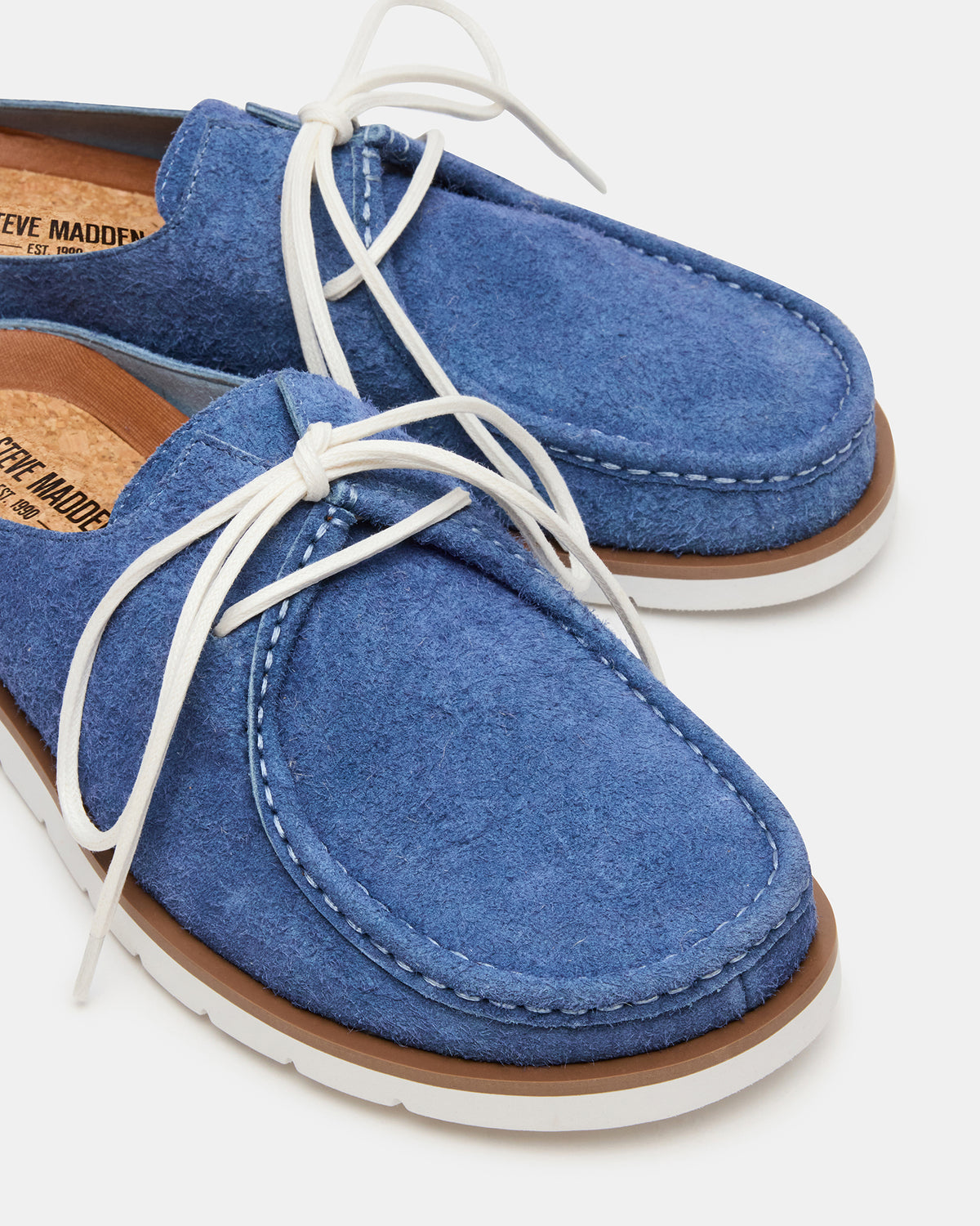 SAILOR Blue Slip-On Laces Footbed Men's Casual Shoe
