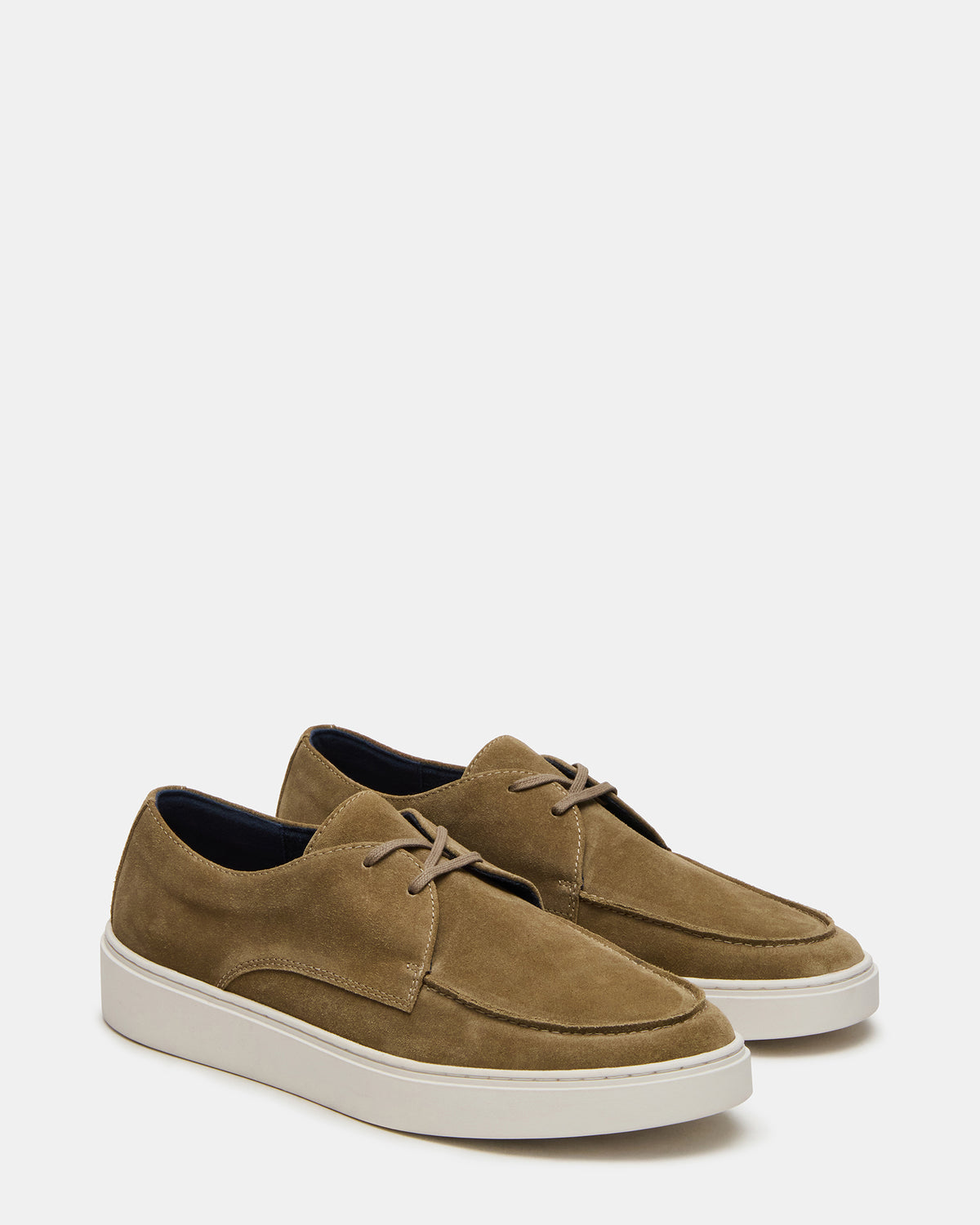 FRANKK Taupe Suede Lace-Up Men's Casual Shoe