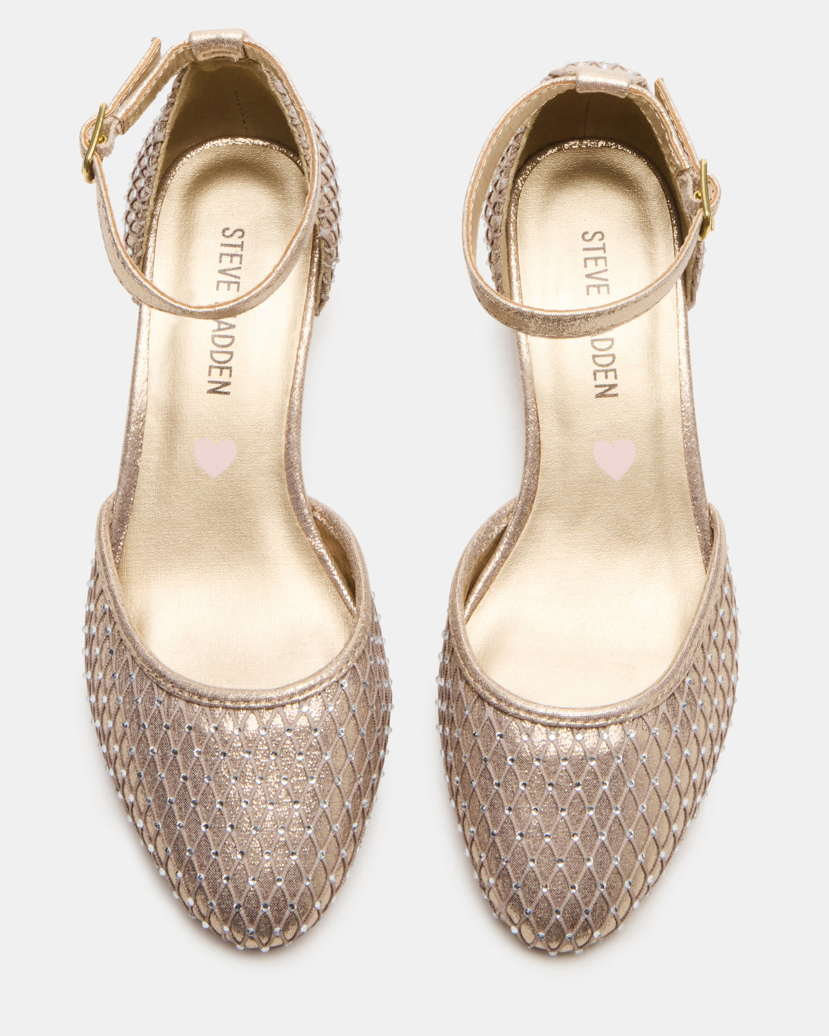 Kids' PRETTYY Gold Girls' Block Heel