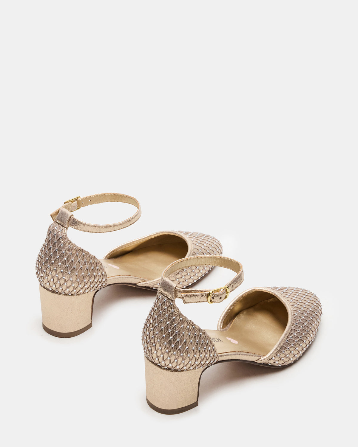 Kids' PRETTYY Gold Girls' Block Heel