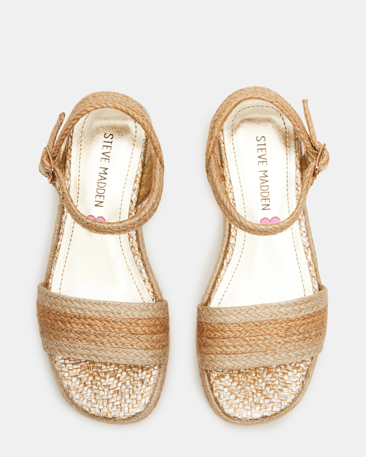 Kids' CLEO Natural Girls' Platform Wedge