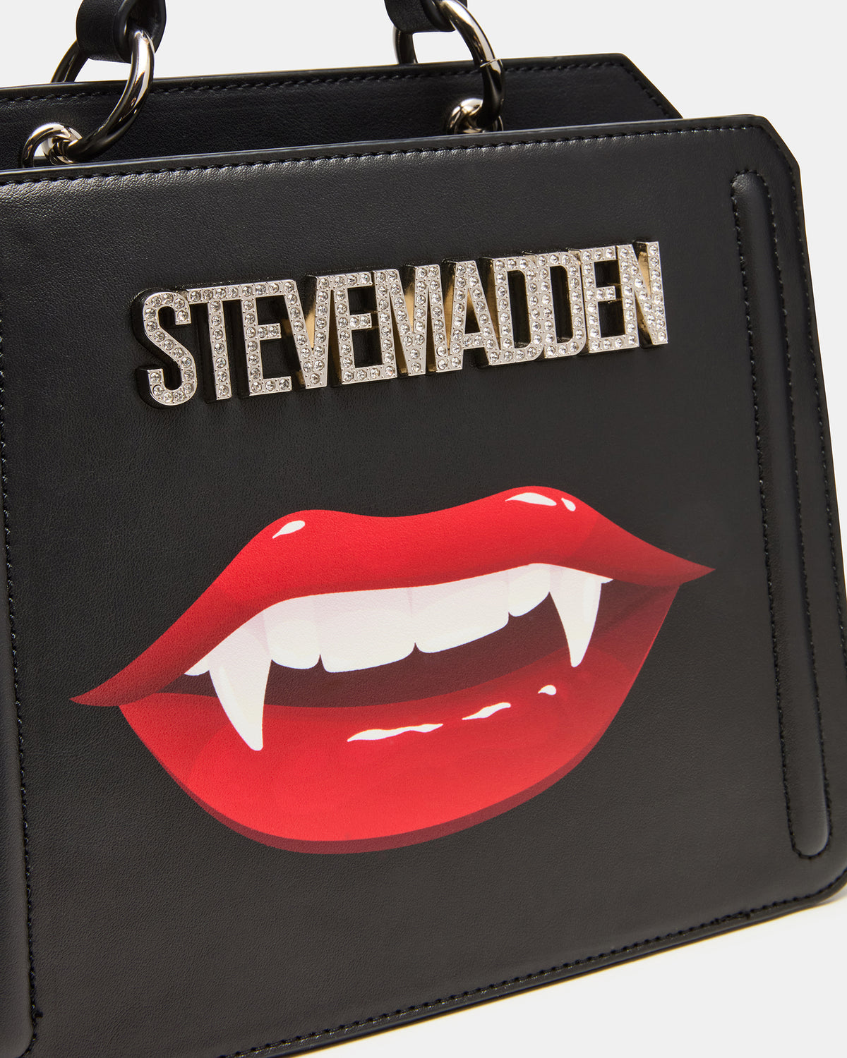 EVELYN Fang Bag Black Top Handle Crossbody Bag