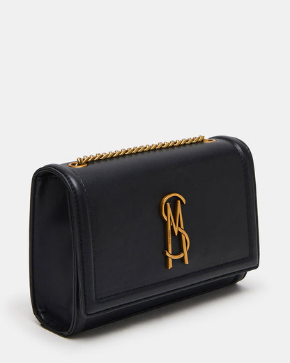 LARISAL Bag Black Chain Crossbody Shoulder Strap Handbag
