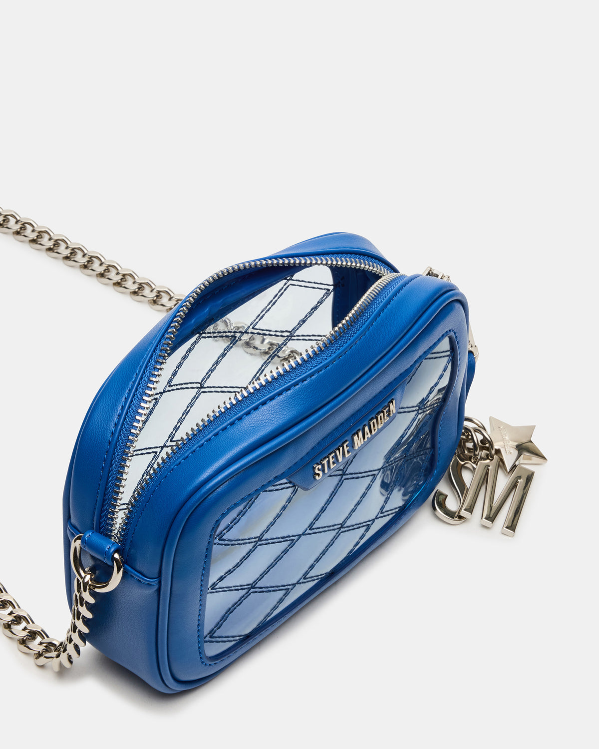 JELLY Bag Blue Clear Camera Crossbody Handbag