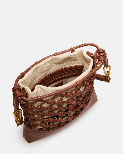 ARDA Cognac Multi Women's Crossbody Pouch Handbag