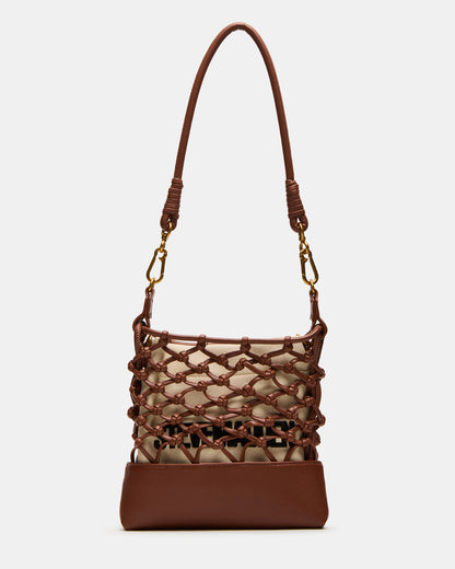 ARDA Cognac Multi Women's Crossbody Pouch Handbag