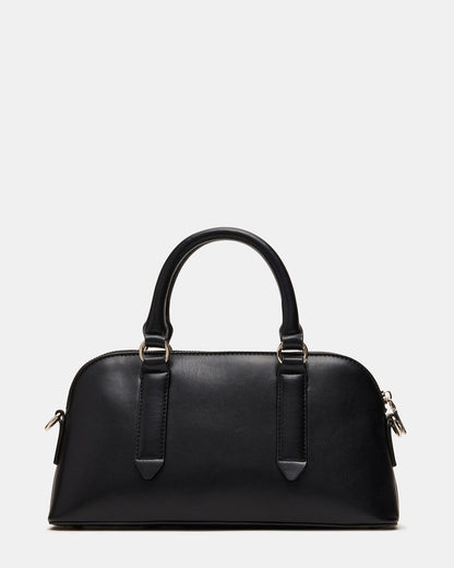 CALLY Bag Black Dome Satchel Top-Handle Crossbody Women's Handbag