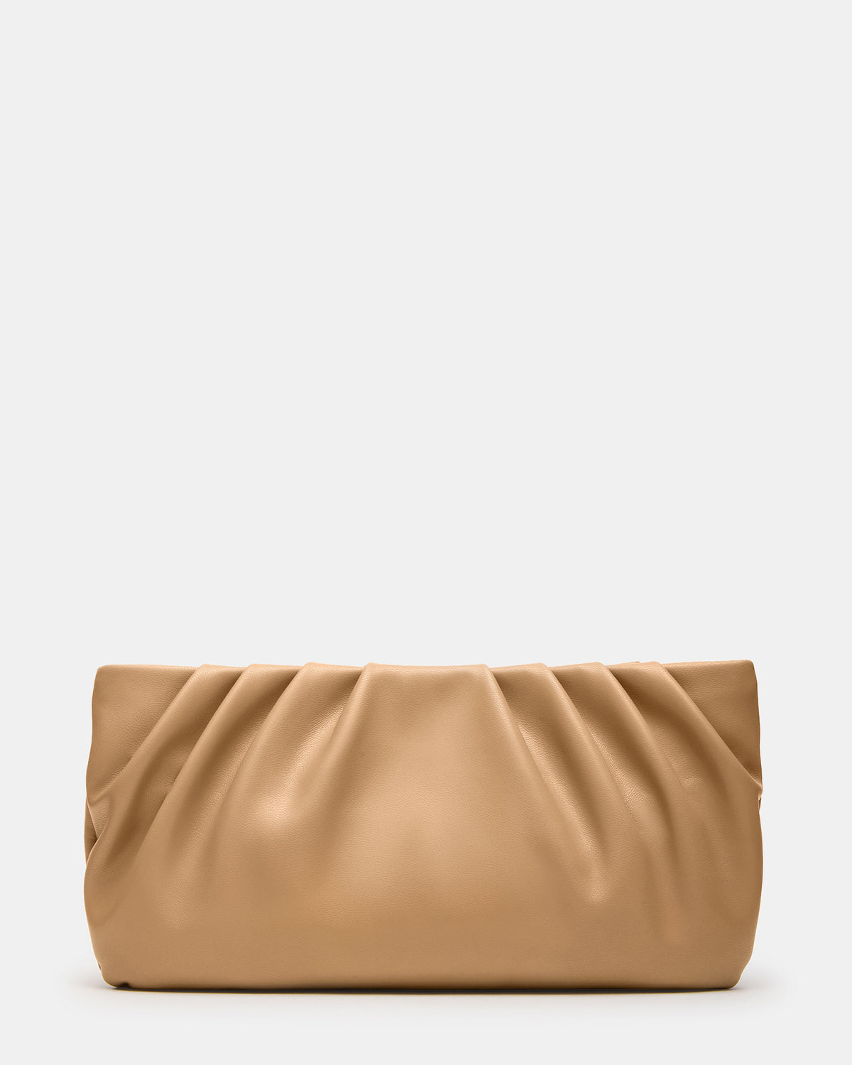 NIKA Chestnut Women's Pleated Crossbody Clutch Handbag