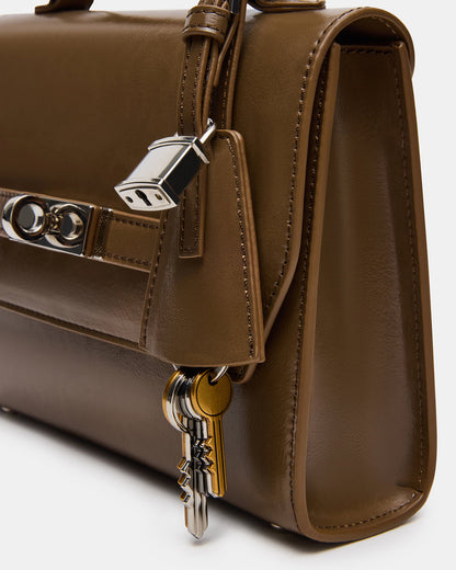 ELLOISE Bag Olive Structured Mini Crossbody Handbag