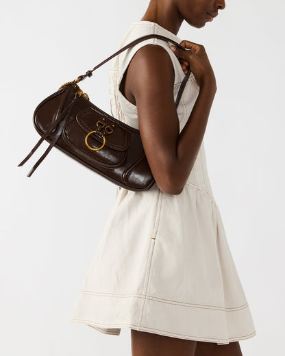 LUXXAR Bag Brown Shoulder Strap Boho-Inspired Handbag