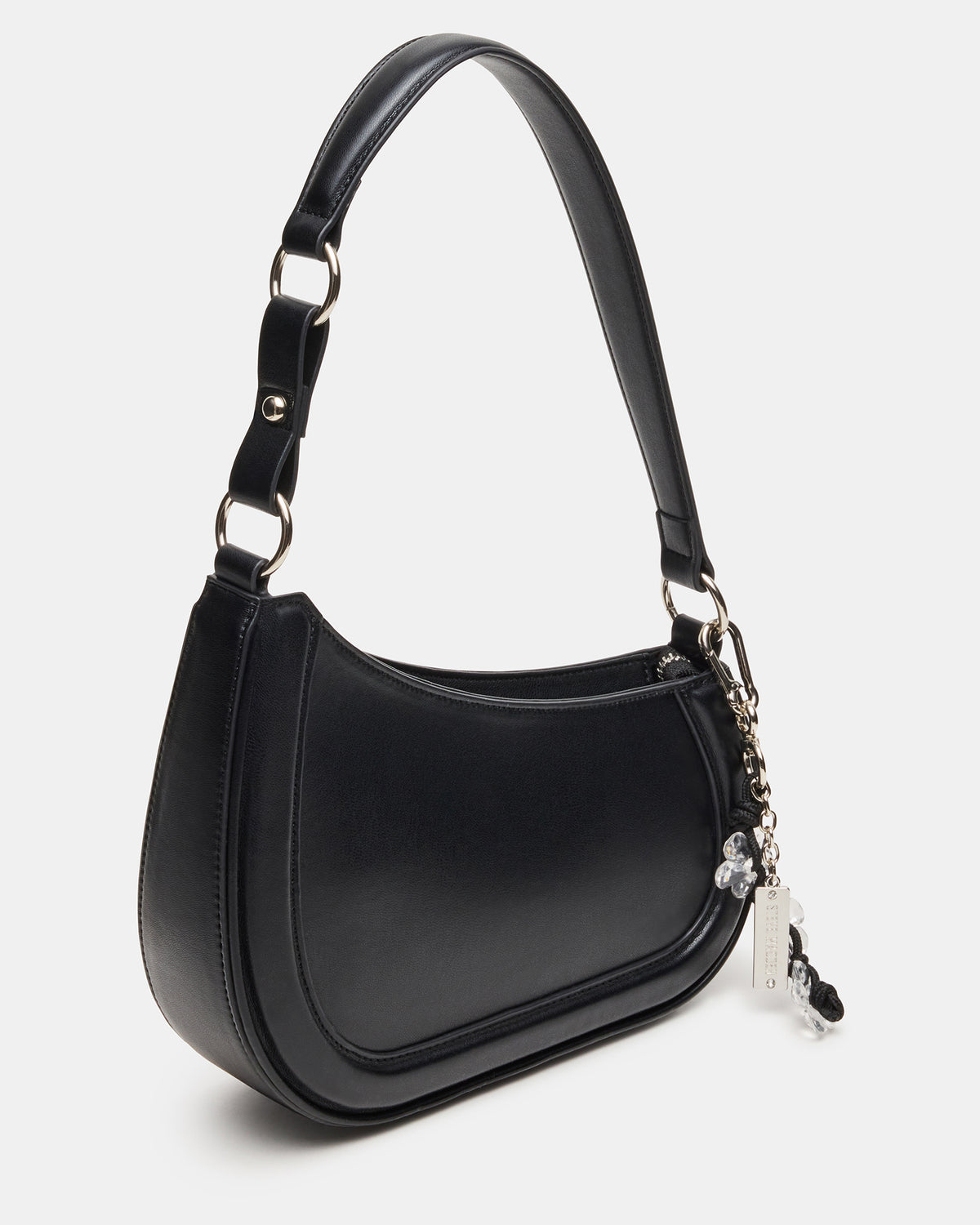 MUSEE Bag Black Asymmetrical Shoulder Strap Handbag