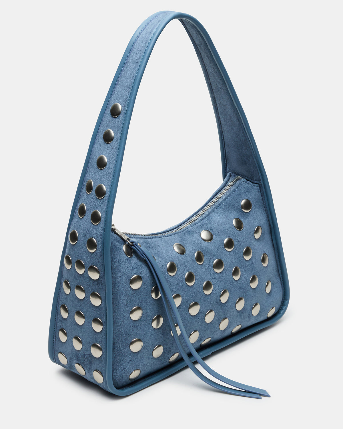 CHEYANN Bag Light Blue Hobo Dome-Studded Shoulder Strap Women's Handbag