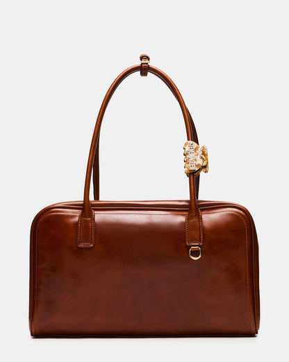 CANDICE Bag Rust Shoulder Strap Box Satchel Handbag