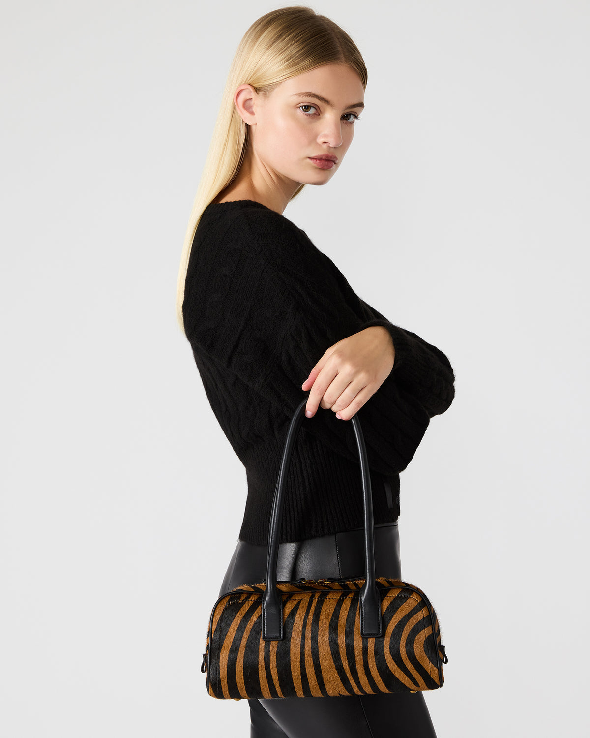 ANISE Bag Tiger Elongated Shoulder Strap Handbag