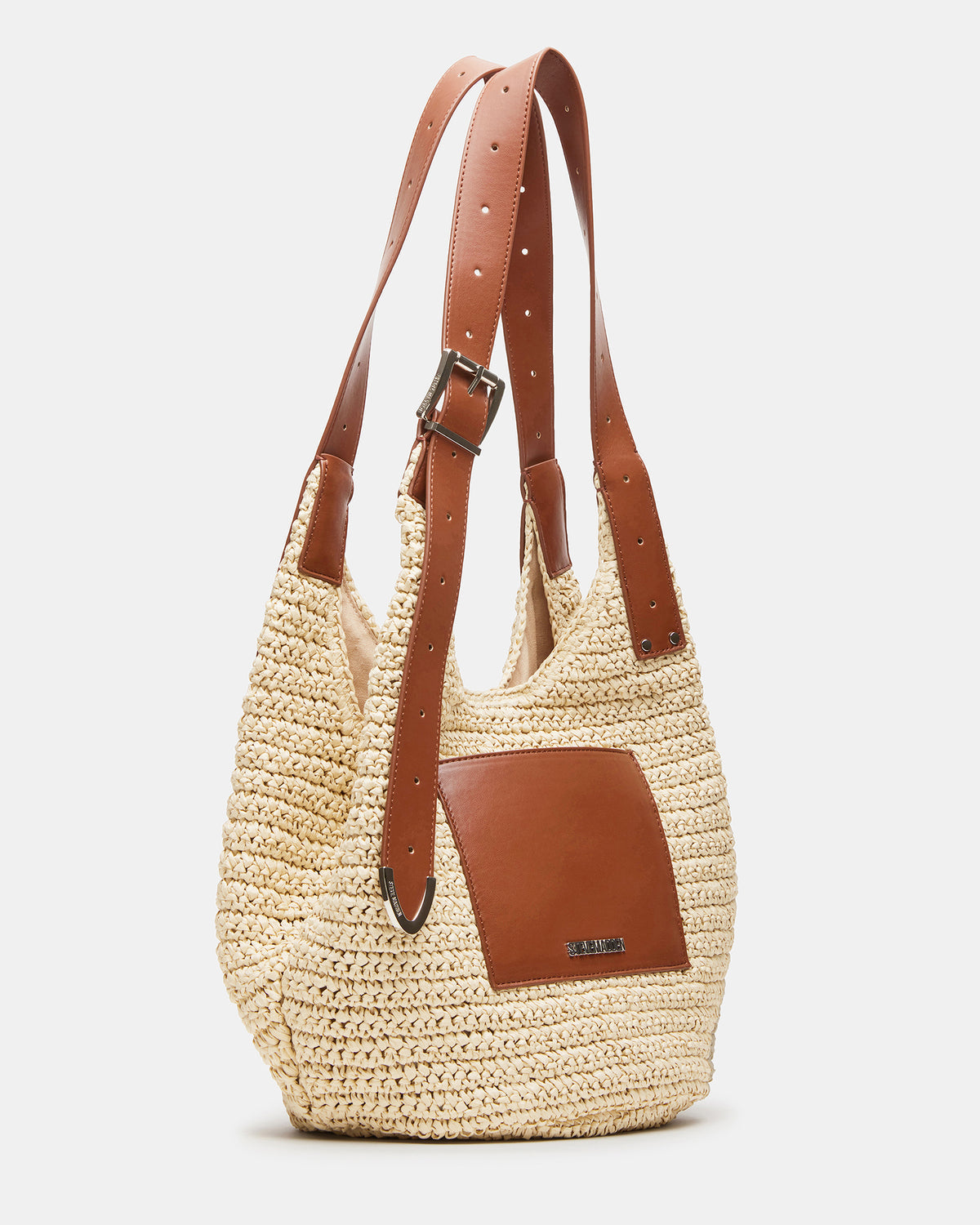 HIPPEE Cognac Multi Women's Belt Tip Buckle Shoulder Strap Bag