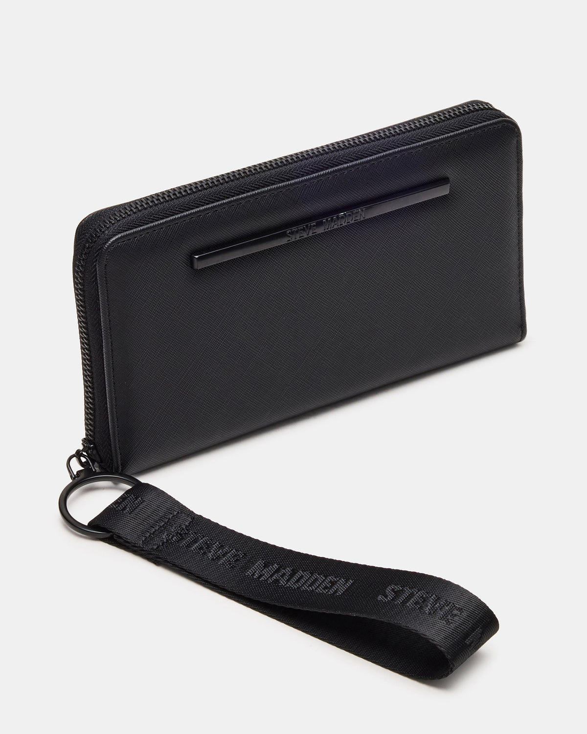 ZIP Wallet Black Zipper Cloure Wristlet Wallet