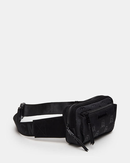 LIND Black/Black Women's Adjustable Belt Handbag