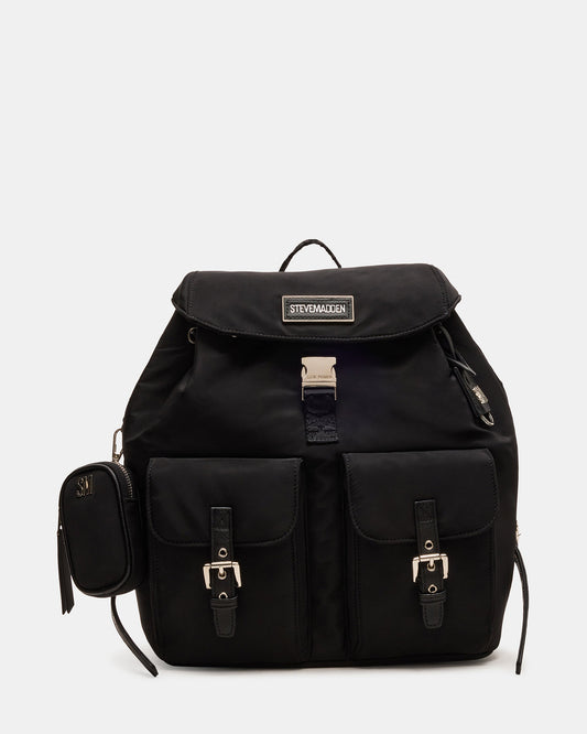 ROLO Black Women's Drawstring Backpack