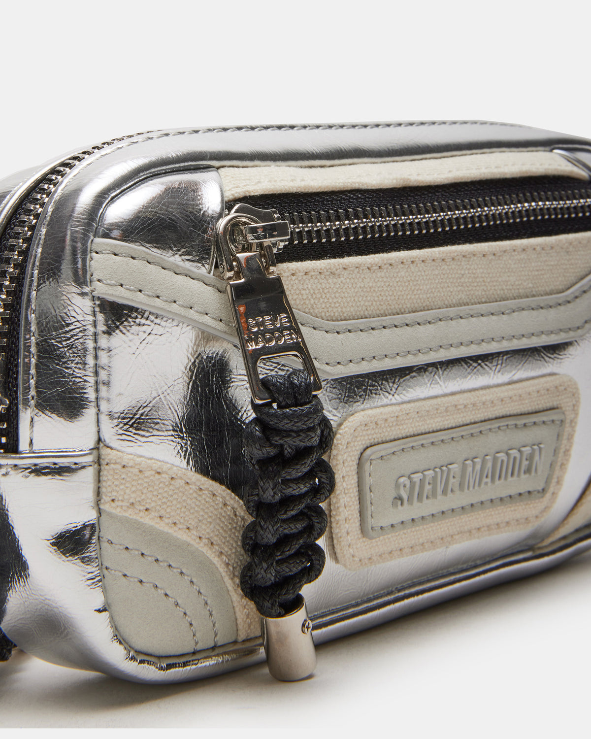 MADRIDD Belt Bag Silver | Women's Handbags