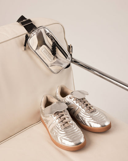 MADRIDD Belt Bag Silver | Women's Handbags