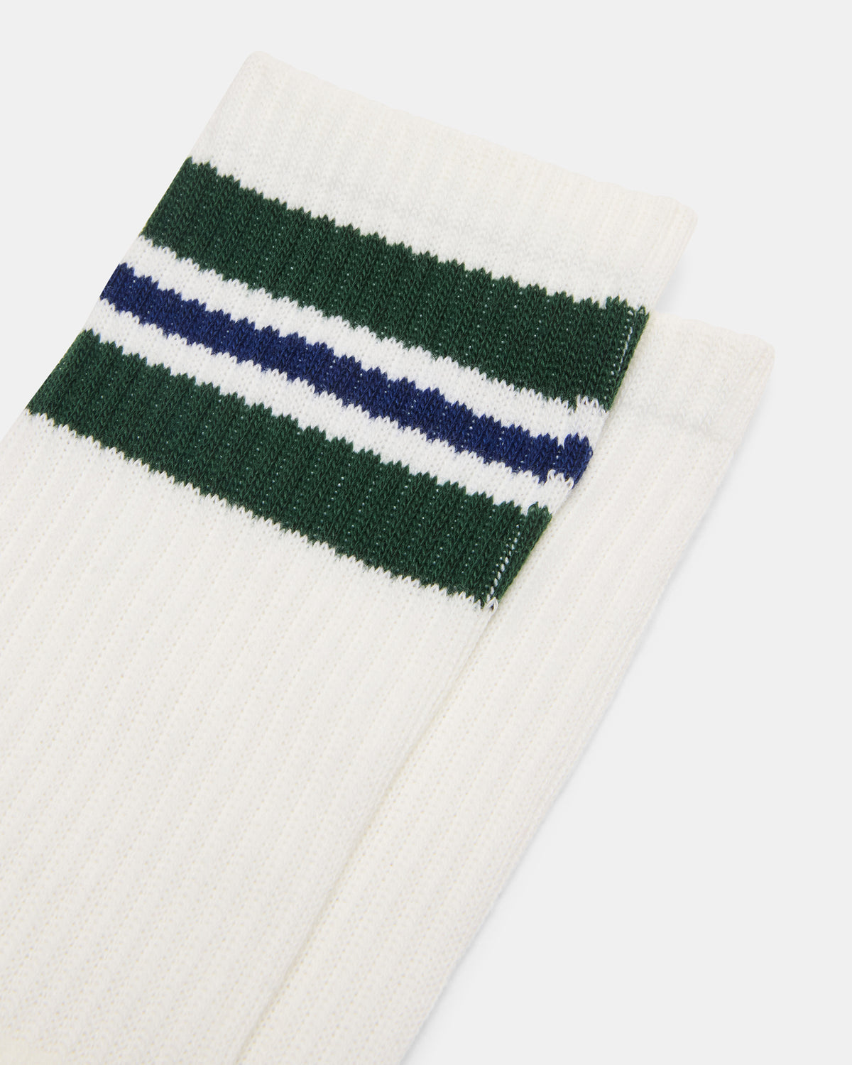 WYNN 2 PACK STRIPE ATHLEISURE SOCKS Egret Women's Stripe Athletic Socks