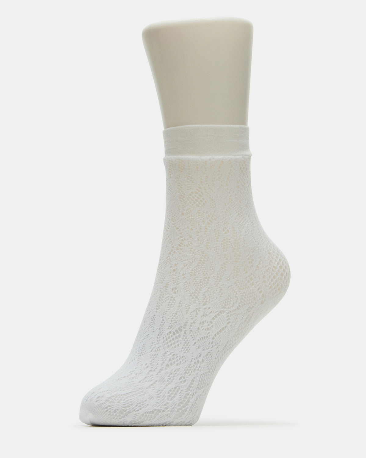 2 Pack Lace Anklet Women's Quarter Socks White
