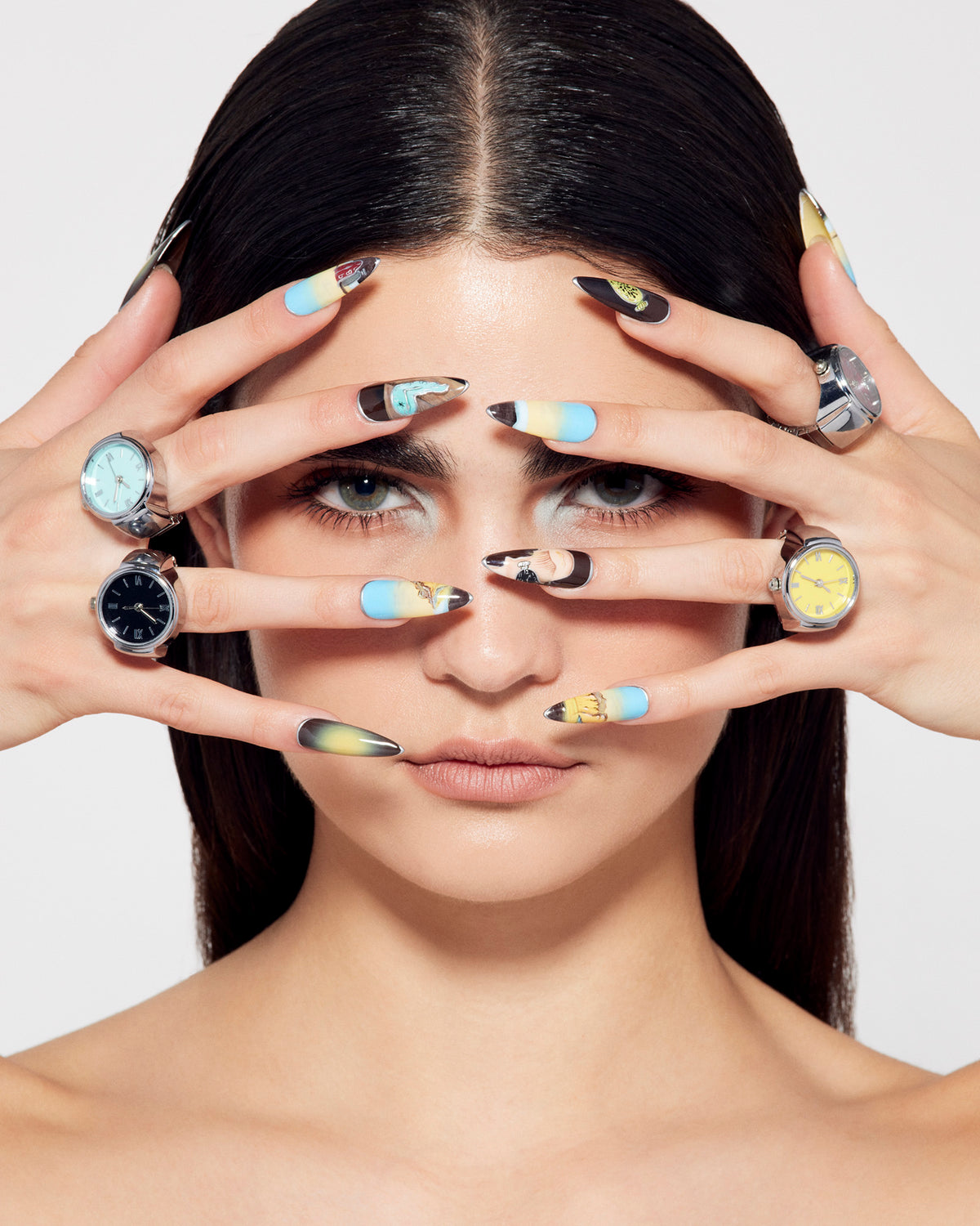WATCH RING Blue Women's Accessories