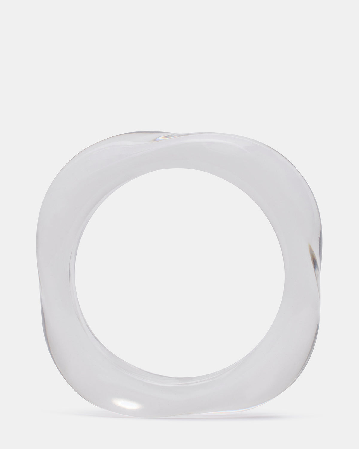 CURVED RETRO BRACELET Clear Women's Bangle Bracelet