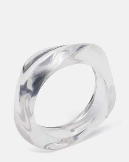 CURVED RETRO BRACELET Clear Women's Bangle Bracelet
