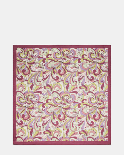 LAVENDER PRINTED SCARF Women's Resort Scarf