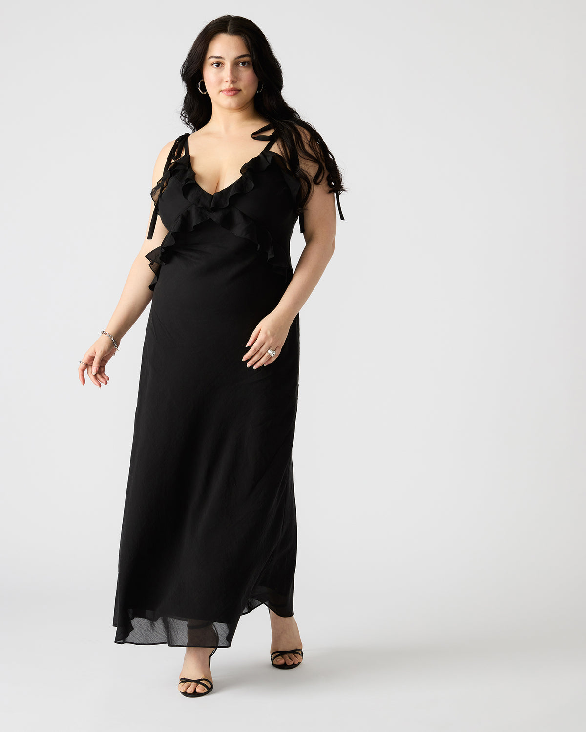 ADALINA Black Women's Maxi Dress