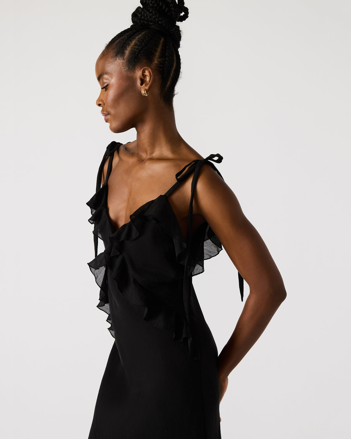 ADALINA Black Women's Maxi Dress