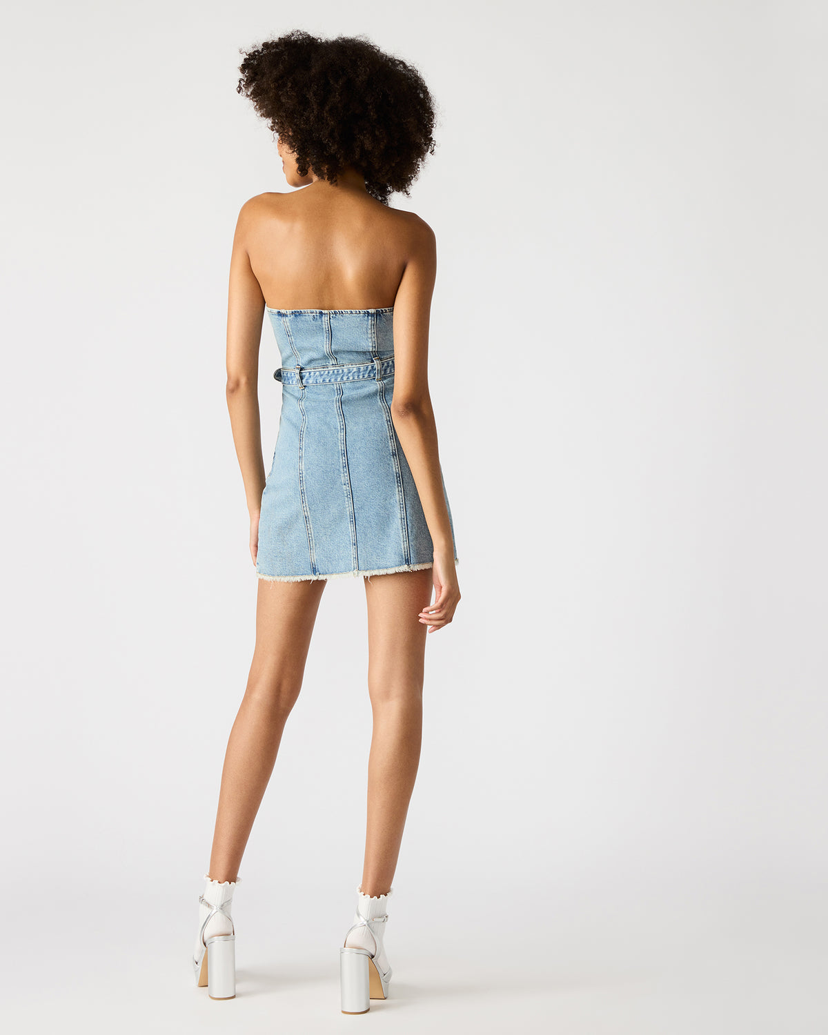 MATILDA Strapless Denim Mini Women's Dress