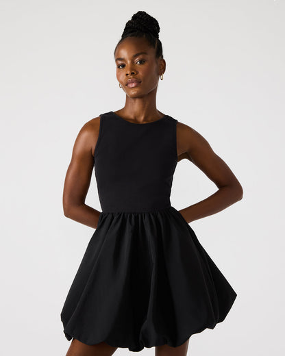 PALERMO Black Women's Mini Bubble-Hem Dress