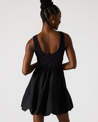 PALERMO Black Women's Mini Bubble-Hem Dress