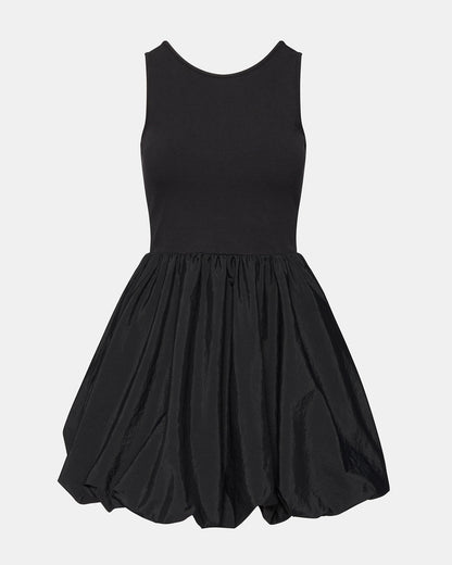 PALERMO Black Women's Mini Bubble-Hem Dress