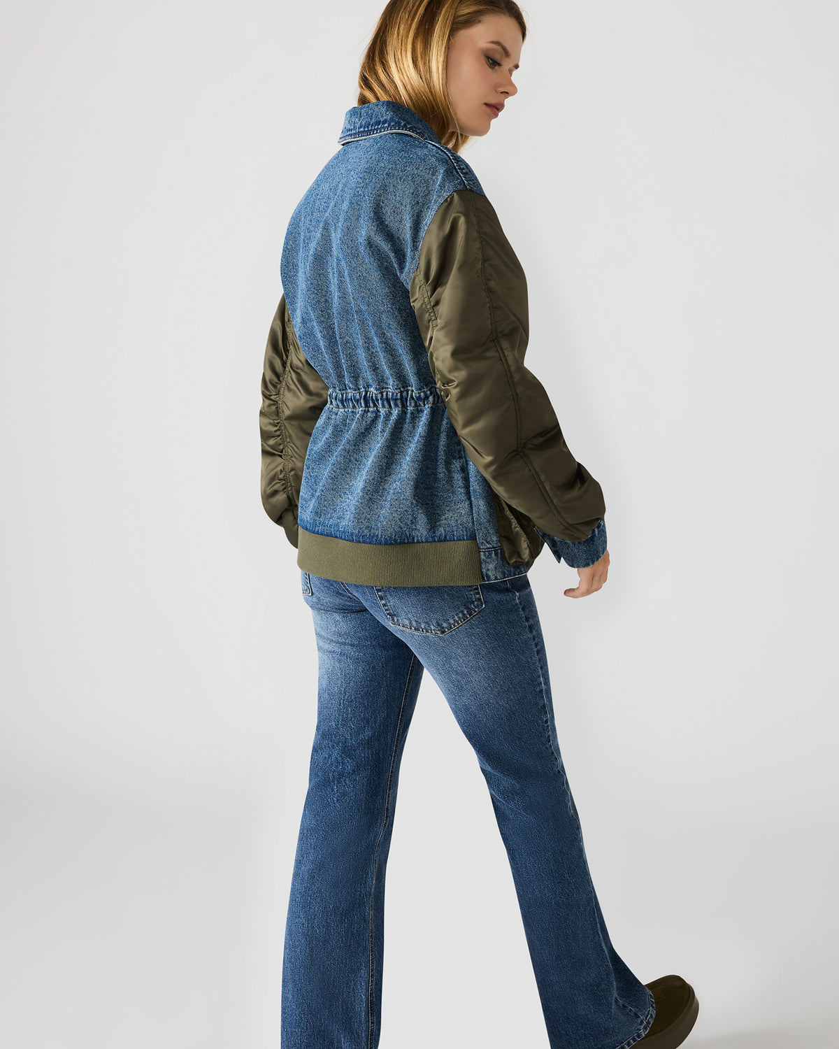 JOIE Dark Navy Long-Sleeved Button-Up Collared Women's Jacket