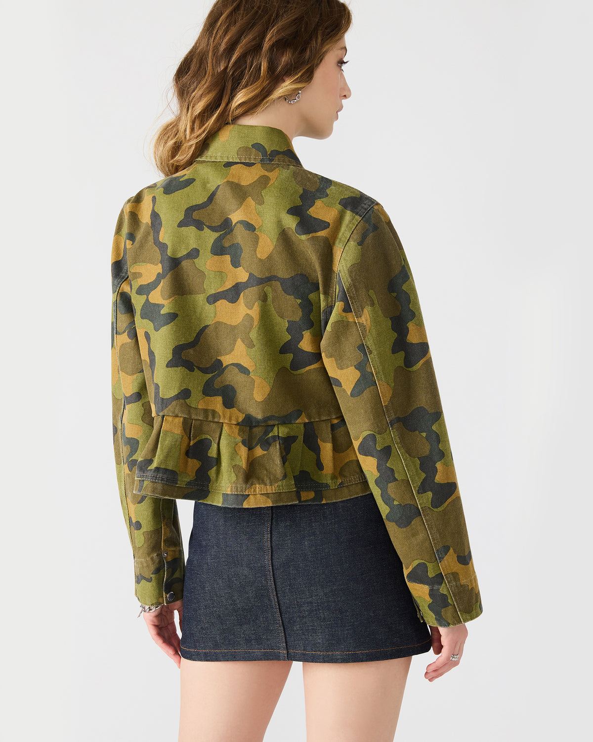 SLOAN Camouflage Long-Sleeved Zip-Up Women's Jacket