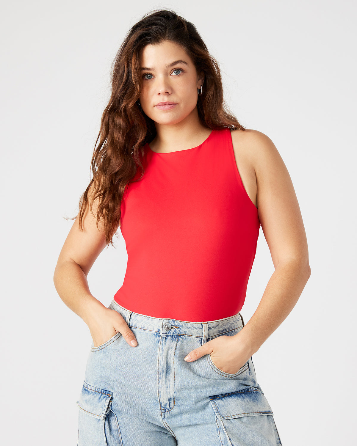 NICO Red Women's Contour Stretch Bodysuit