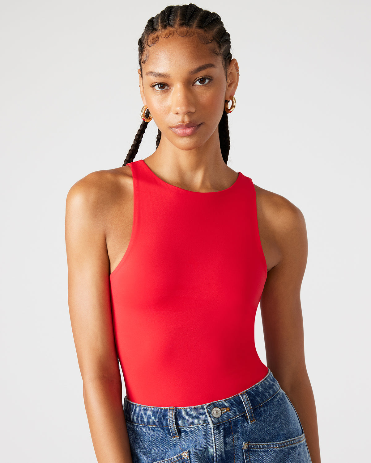 NICO Red Women's Contour Stretch Bodysuit