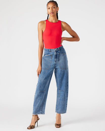 NICO Red Women's Contour Stretch Bodysuit