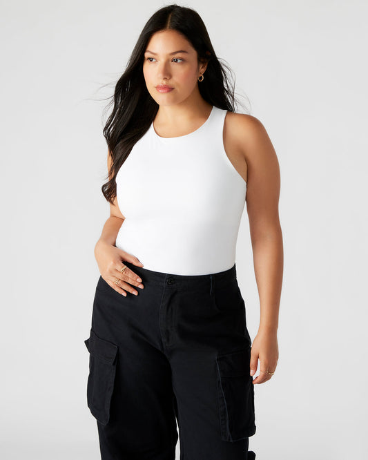 NICO White Women's Contour Stretch Bodysuit