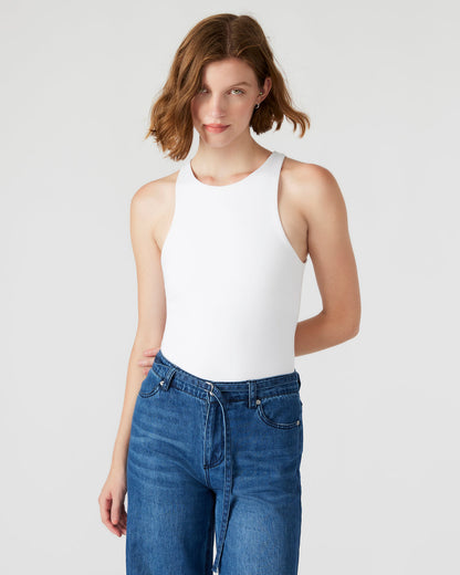 NICO White Women's Contour Stretch Bodysuit