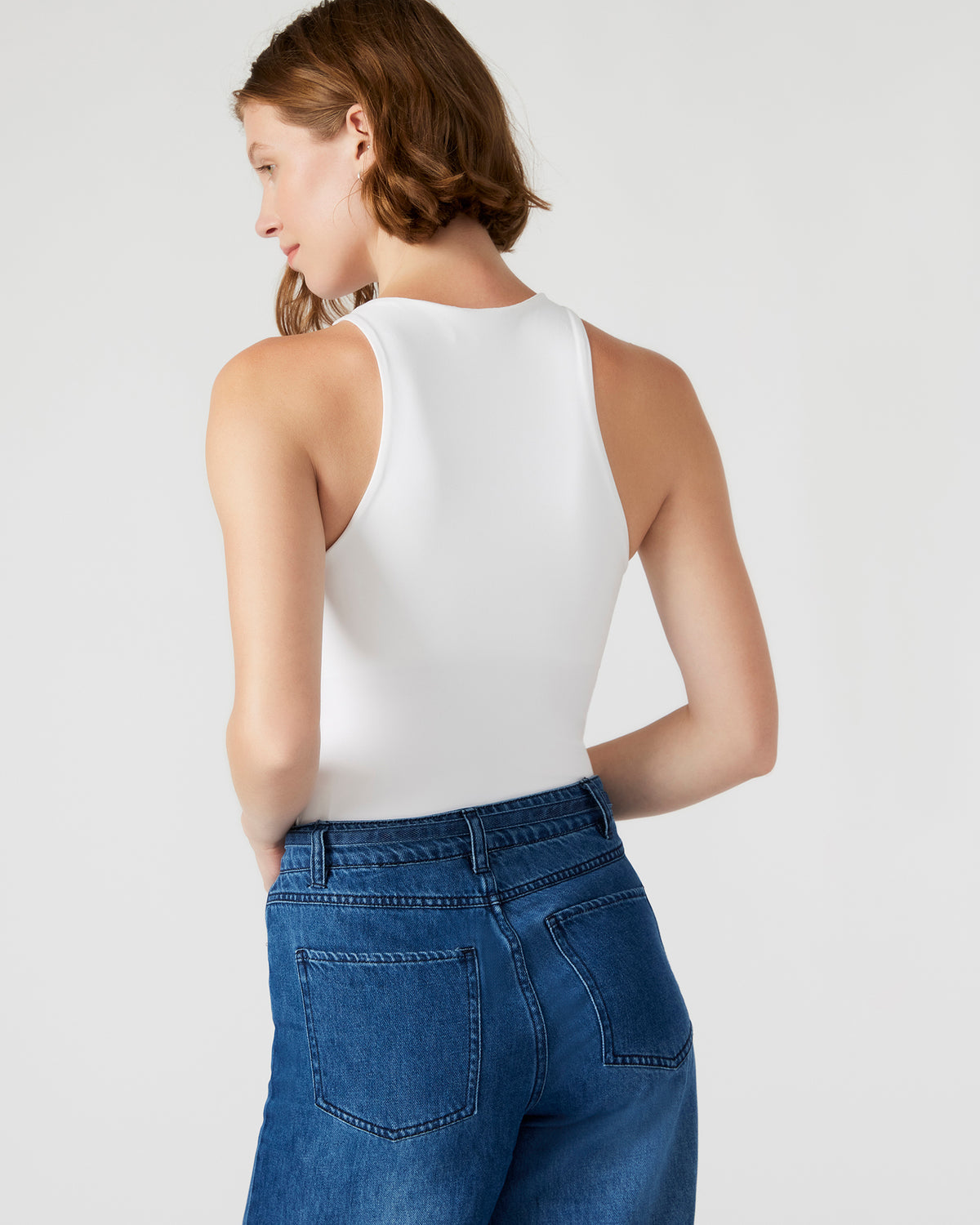 NICO White Women's Contour Stretch Bodysuit